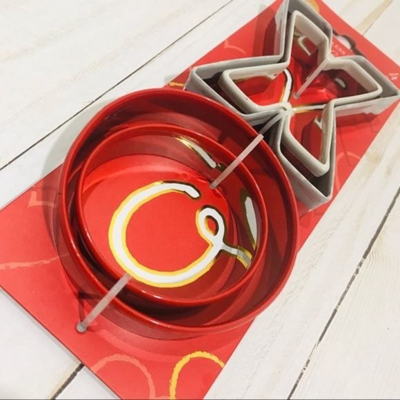 Core Kitchen Stainless Steel Large and Small XOXO Cookie Cutter 4pc Set - Picture 3 of 4
